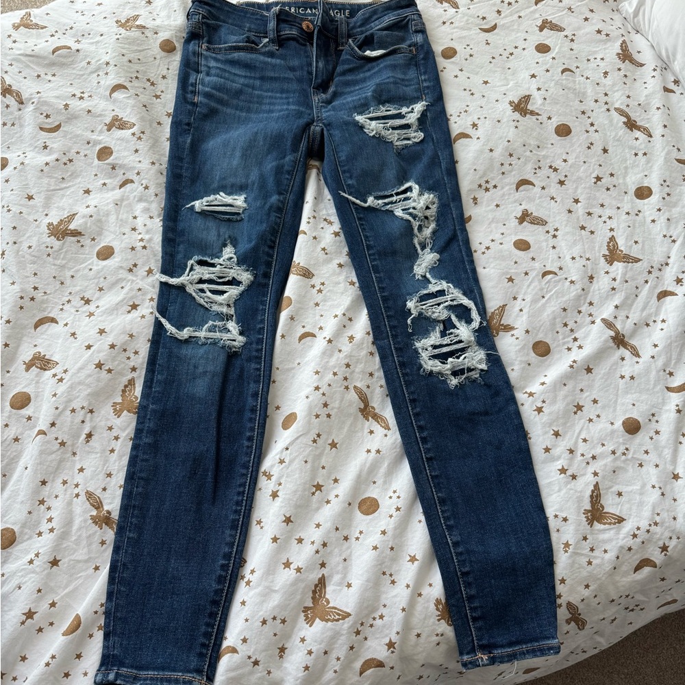 American Eagle jeans, size 00 short.